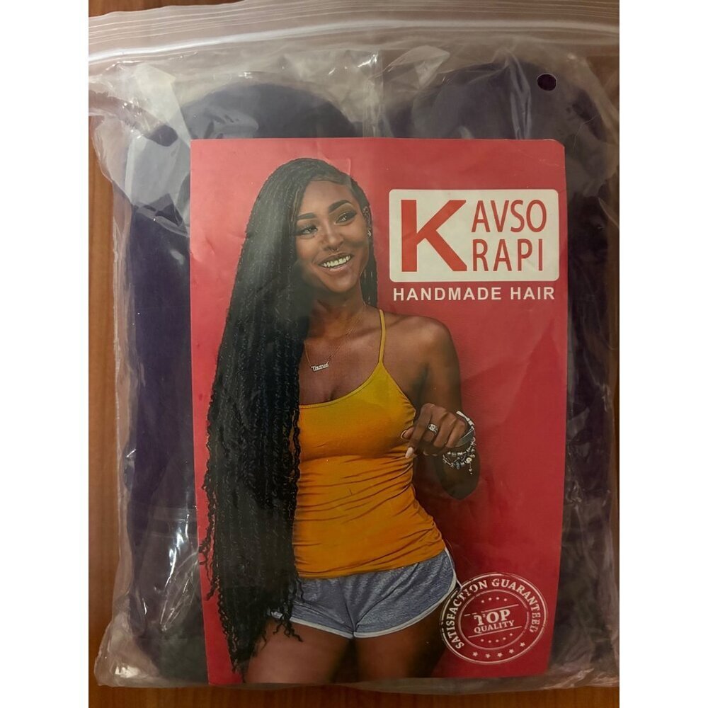 Pre Stretched Braiding Hair Dark Purple 20" 4 Pack Rumi Kpop Demon Hunter DIY - Picture 5 of 6
